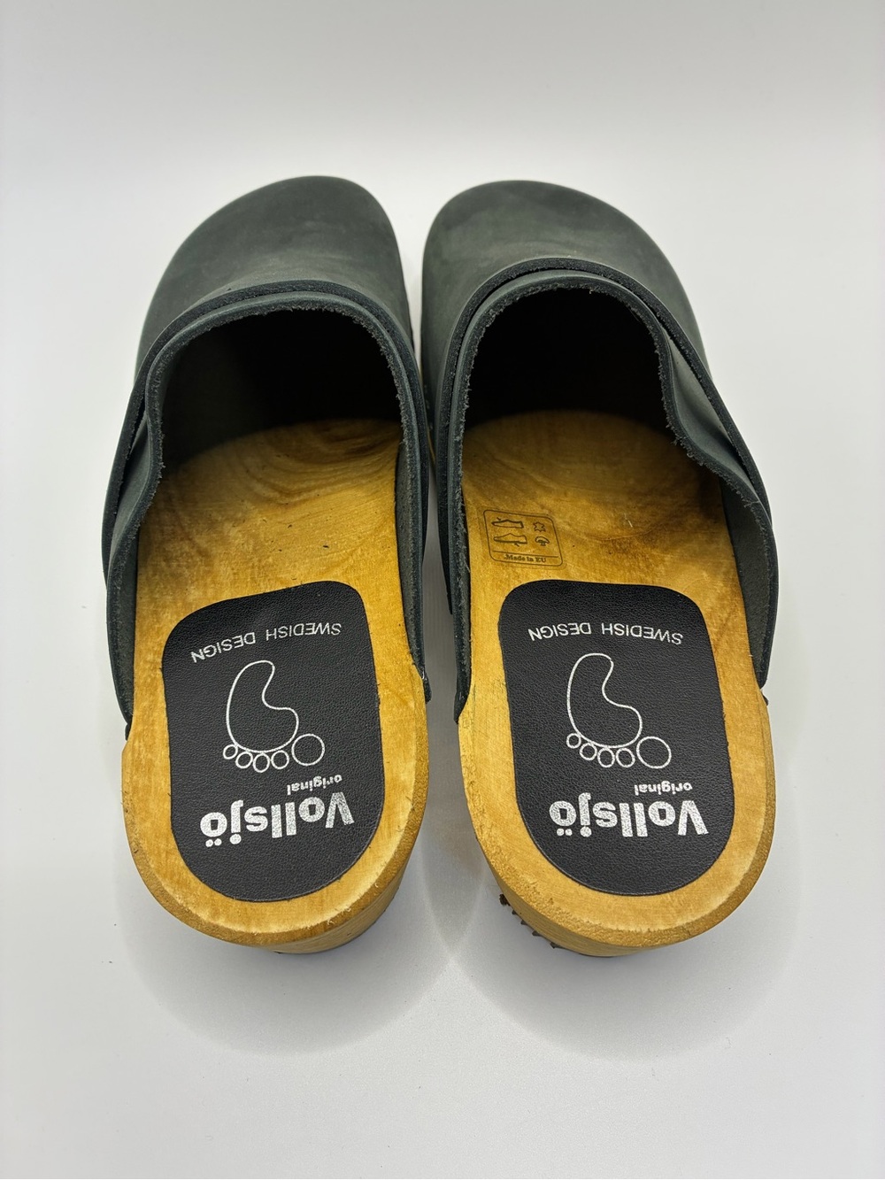 Vollsjo Swedish Slip-On Clog in Slate Blue EU 37 US 7 NIB - Picture 4 of 5